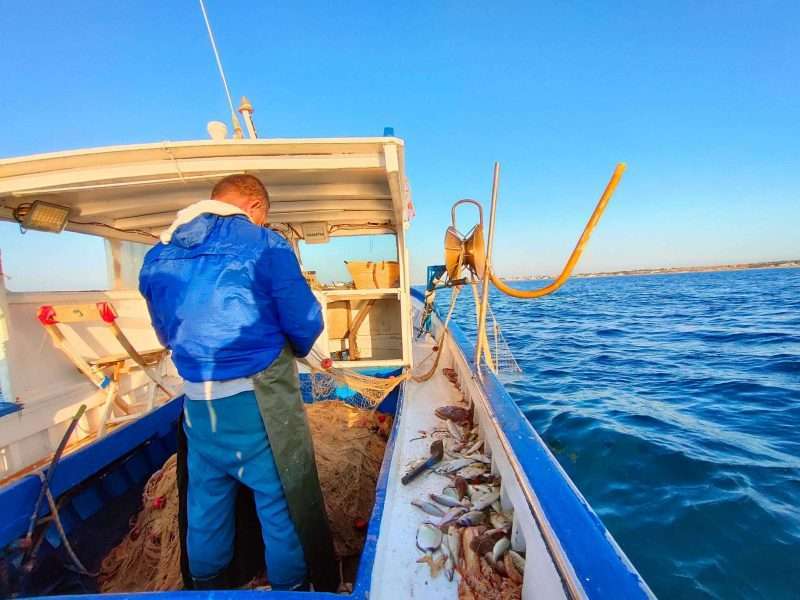 Pesca con reti da posta