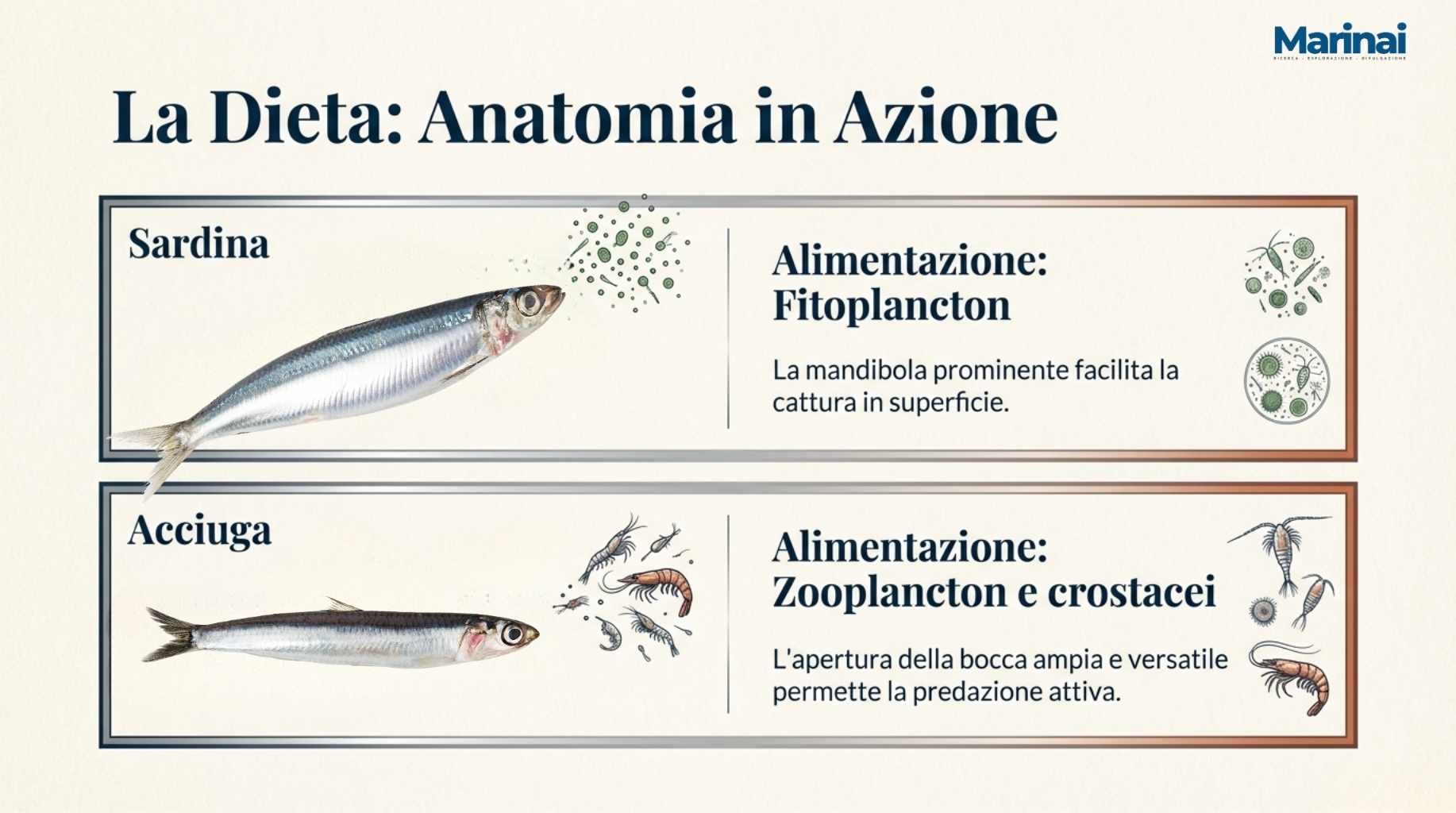Profilo laterale acciuga