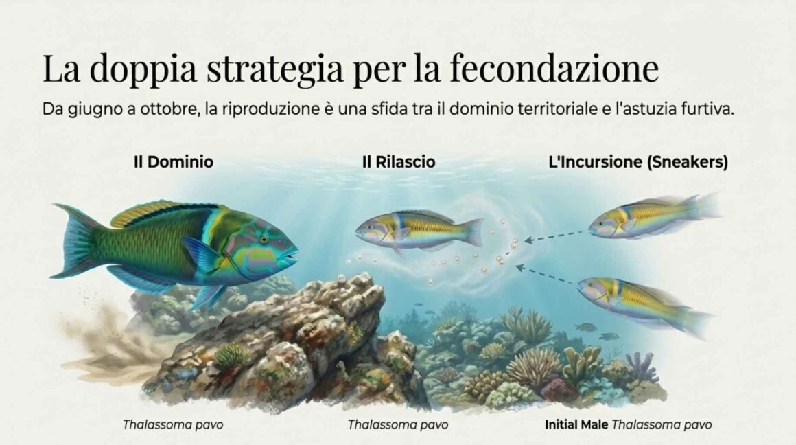 La donzella pavonina - Thalassoma Pavo