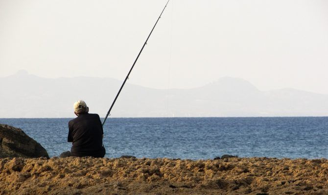 La pesca a beach ledgering