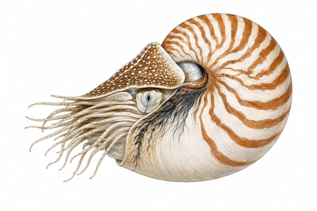 Il nautilus, il fossile vivente che ispira gli artisti