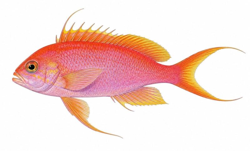 La castagnola rossa – Anthias anthias,