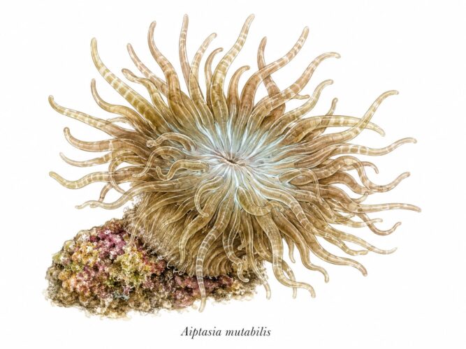 Anemone bruno – Aiptasia mutabilis