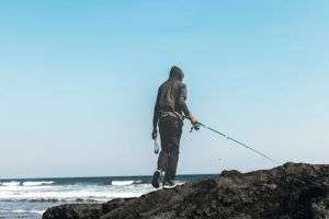 La pesca da terra