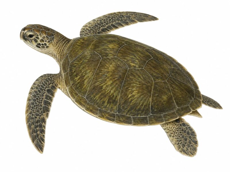 La tartaruga verde – Chelonia mydas