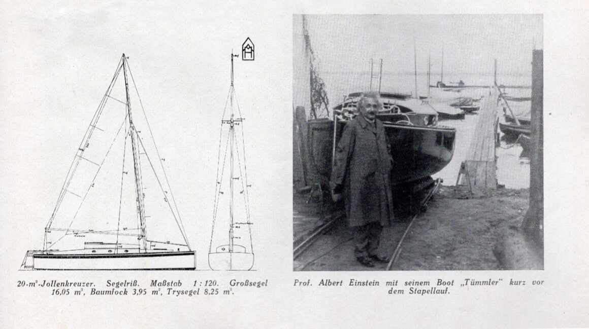 Albert Einstein e il Tummler: la passione per la vela di un genio della fisica