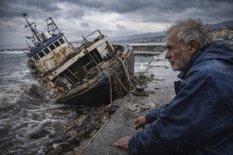 IL GRIDO DEL MEDITERRANEO: Tra le macerie del Ciclone Harry e e l’assalto del pescato senza regole.