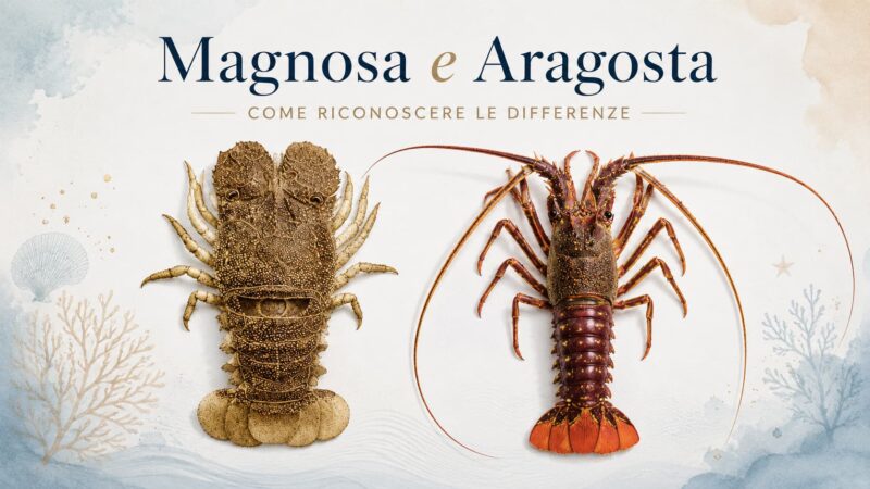 Differenza tra aragosta e magnosa