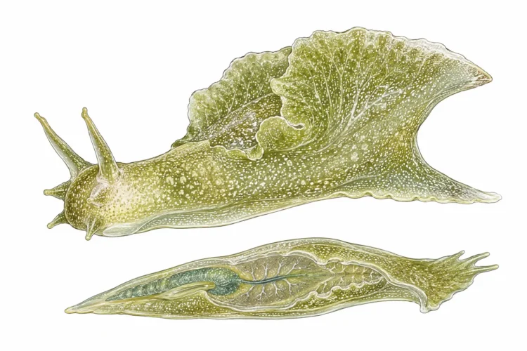 Melibe viridis, melibe