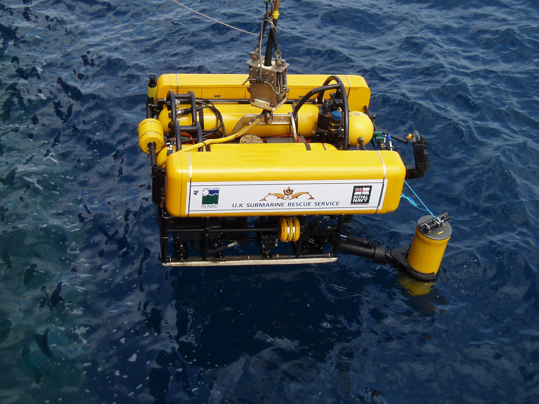 ROV in survey scientifico su fondale mediterraneo