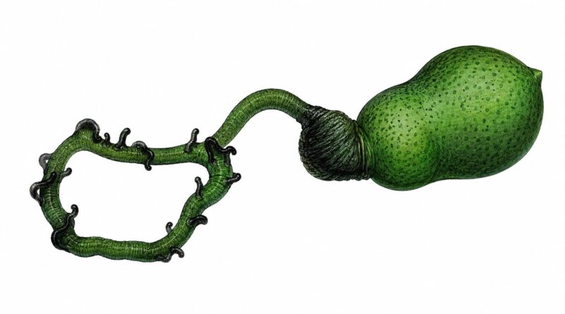 La bonellia – Bonellia viridis