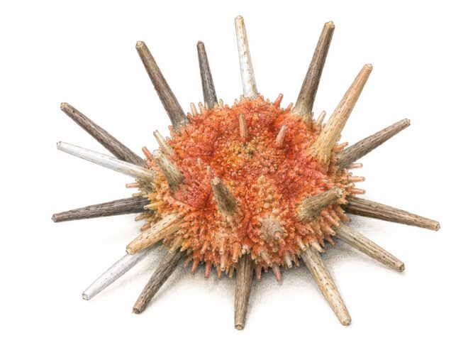 Riccio saetta – Stylocidaris affinis