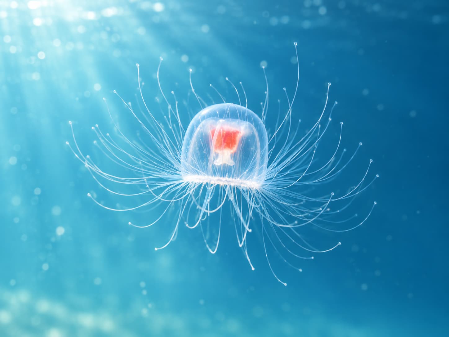 Turritopsis nutricula, medusa idrozoo simile alla specie immortale del Mediterraneo